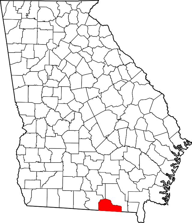 Lien Filing Map for Echols County GA