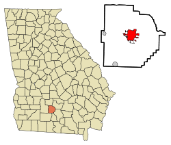 Map for Lien & Bond Claims in Tifton Georgia