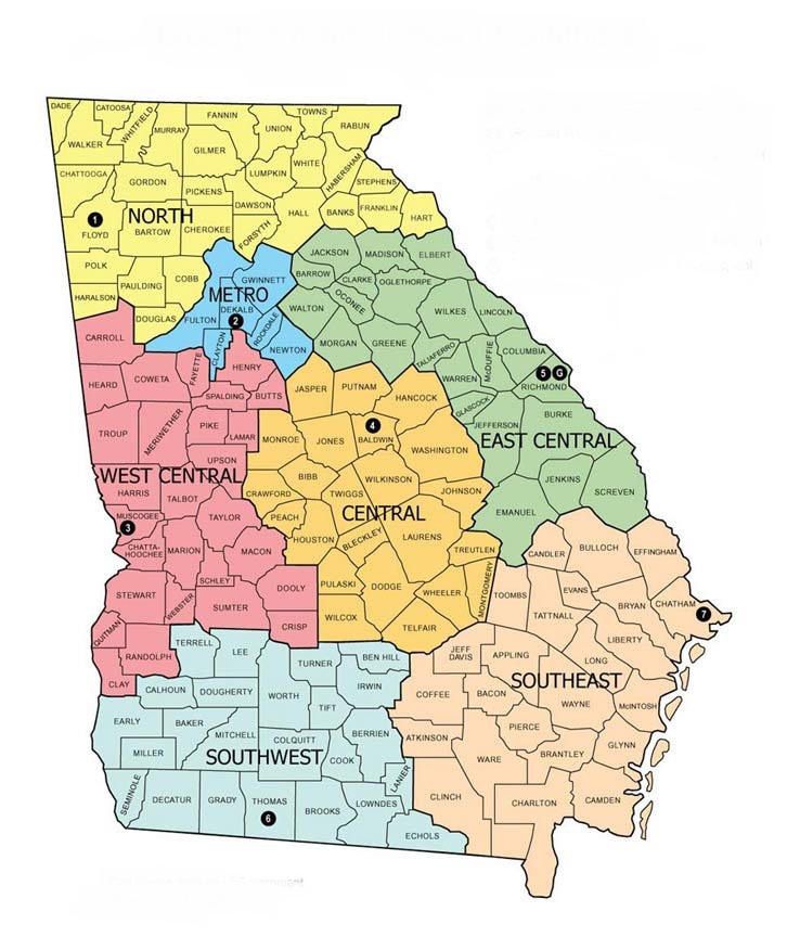 Filing Liens Anywhere on Georgia Map