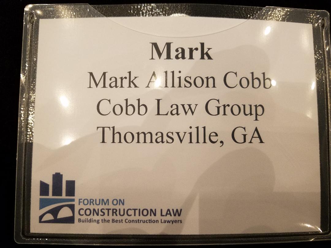 Georgia Construction Contract Defaul Attorney